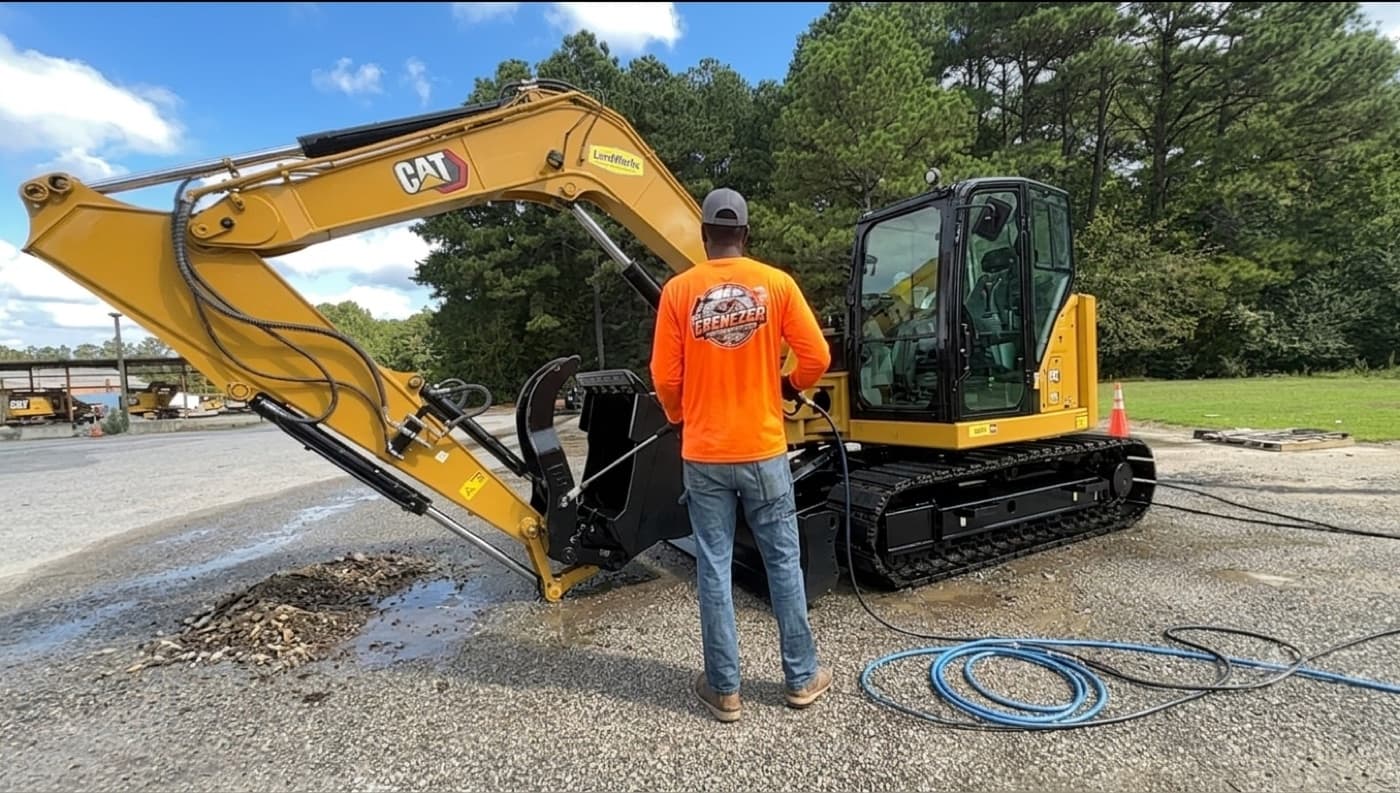 Heavy Equipment Cleaning by Ebenezer Pressure Washing & Cleaning